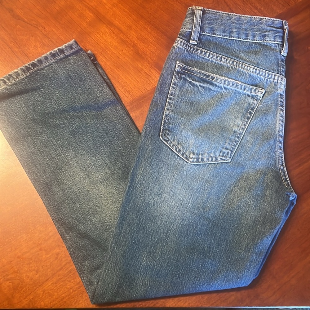 NWT TRF LOW RISE STRAIGHT CUT CROPPED JEANS - Picture 6 of 11